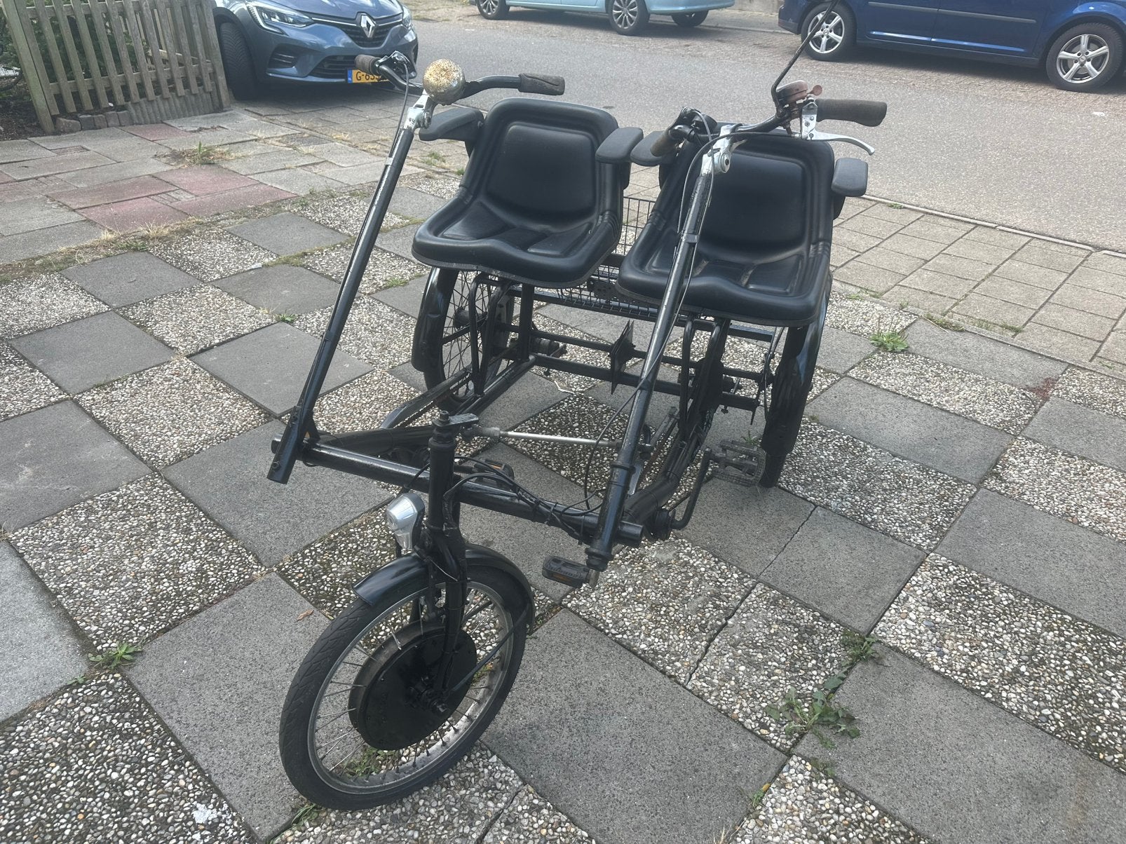 Electrische duofiets, Ophalen, Gebruikt