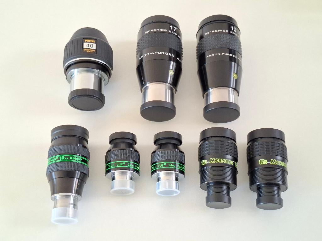 Televue, Leica, Baader, Pentax en ES oculairen, Audio, Tv en Foto, Optische apparatuur | Telescopen, Zo goed als nieuw, Onderdelen of Toebehoren