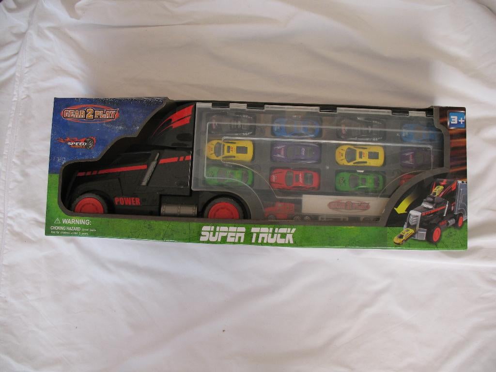 Gear2Play Super Truck Autotransporter met Auto's, Ophalen of Verzenden, Nieuw
