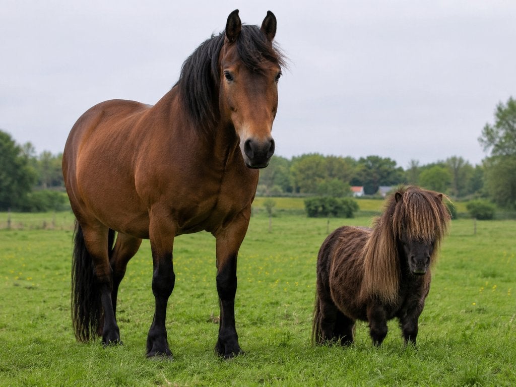 zomerweide voor paarden, Weidegang, 2 of 3 paarden of pony's