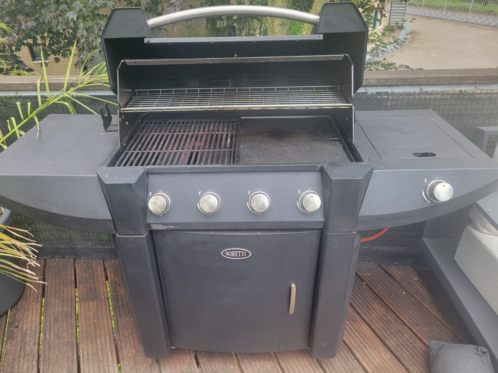 Boretti Robusto gasbarbecue met gasfles, Tuin en Terras, Ophalen, Gebruikt, Boretti Robusto