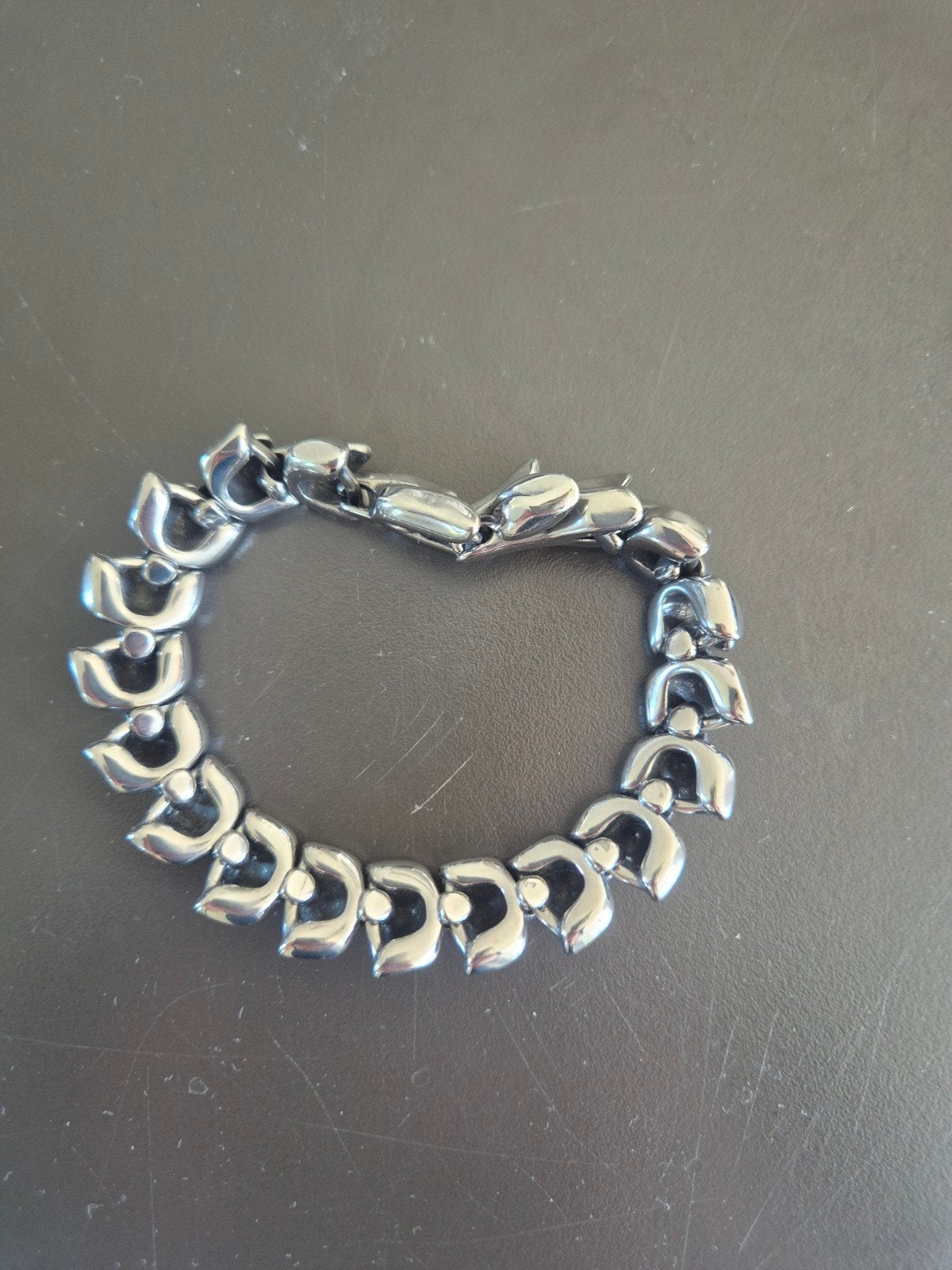 Stoere Drakenarmband - Roestvrij Staal, Ophalen, Zo goed als nieuw, Zilver, Staal