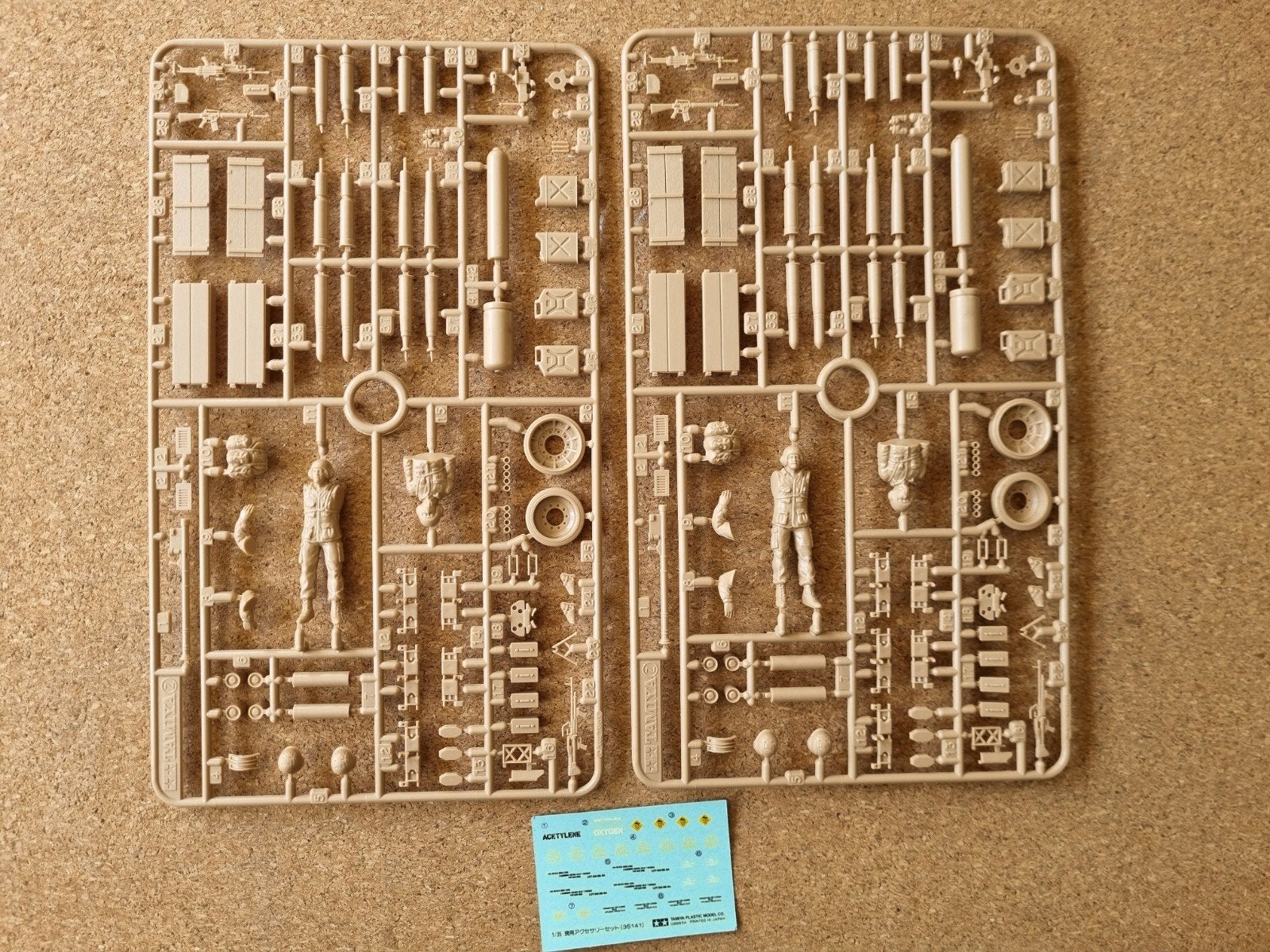 Tamiya 35141 Modern US Accessory Set 1:35 zonder doos, Ophalen of Verzenden, Tamiya, 1:35 tot 1:50, Nb
