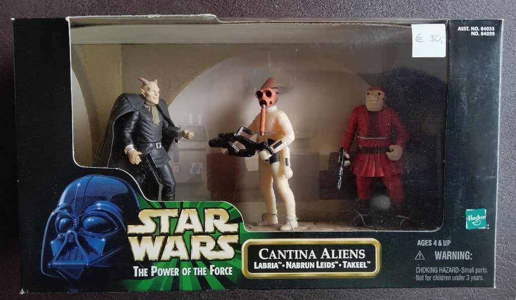 Star Wars vintage cantina aliens Mos Eisley diorama Labria, Ophalen of Verzenden, Gebruikt, Actiefiguurtje