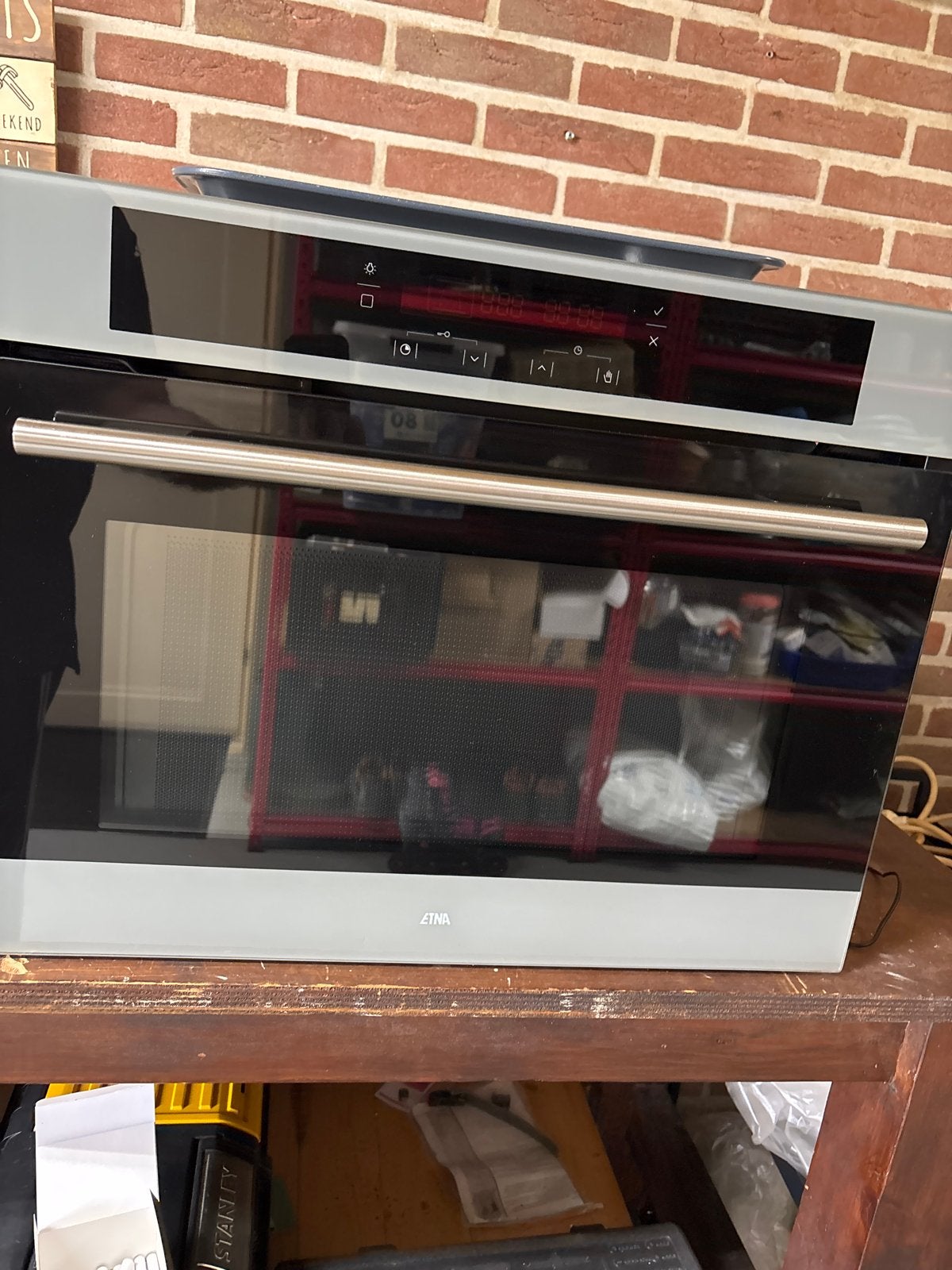Etna Combi-oven CM751ZT, Ophalen, 45 tot 50 cm, Hete lucht, Inbouw
