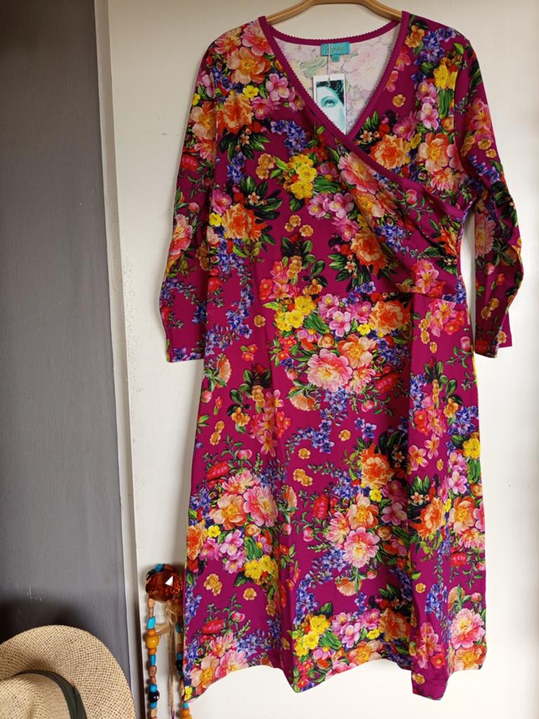 Vintage Ibiza style bloemen jurk, Kleding | Dames, Jurken, Overige kleuren, Maat 46/48 (XL) of groter, Nieuw, Ophalen of Verzenden