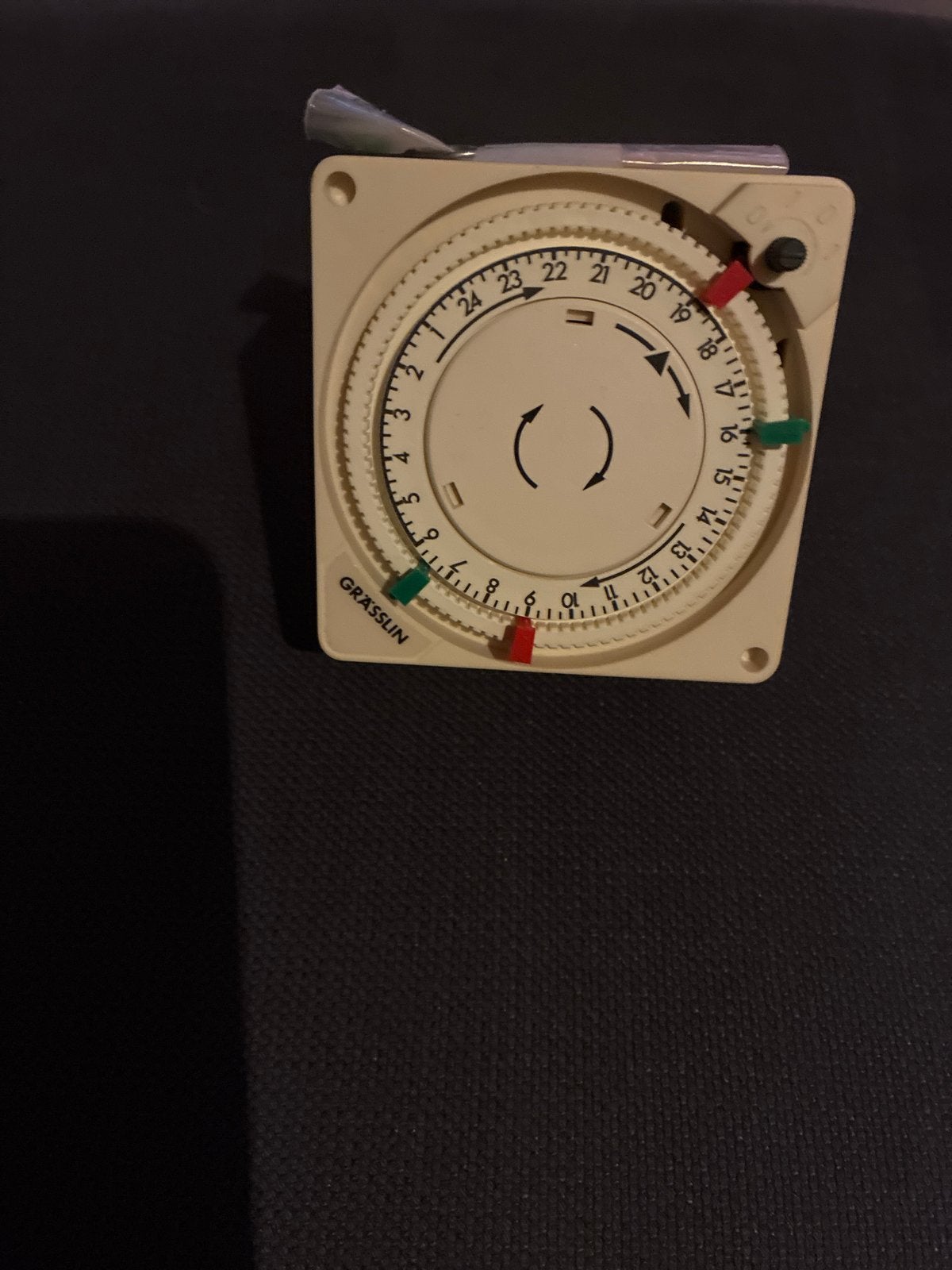 GRASSLIN Schakelklok - Analoge Tijdklok, Ophalen of Verzenden, Gebruikt, Overige merken, Overige typen