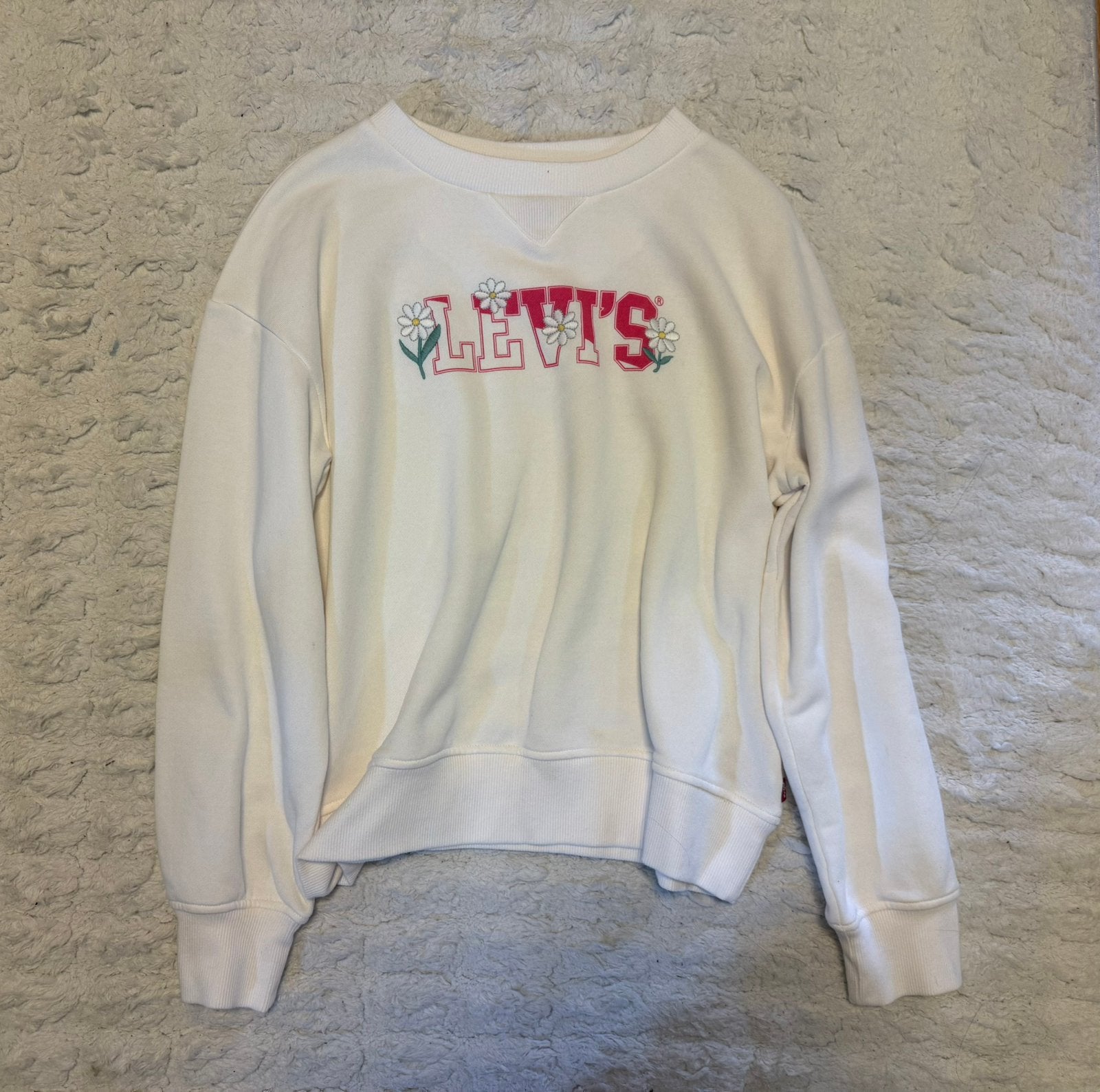 Trui Levis met bloemen, Ophalen of Verzenden, Zo goed als nieuw