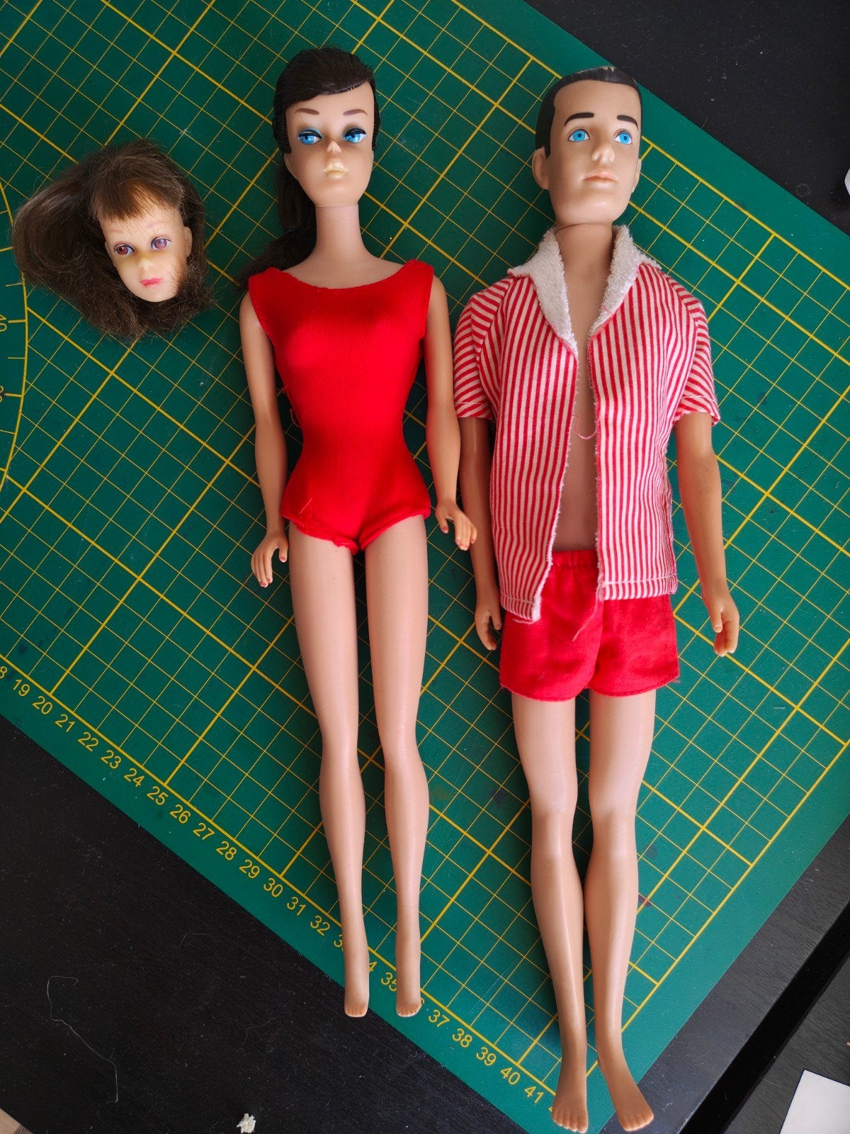 Set Vintage Barbie: Francie, Swirl Ponytail Barbie & Ken, Verzamelen, Ophalen of Verzenden, Gebruikt, Fashion Doll