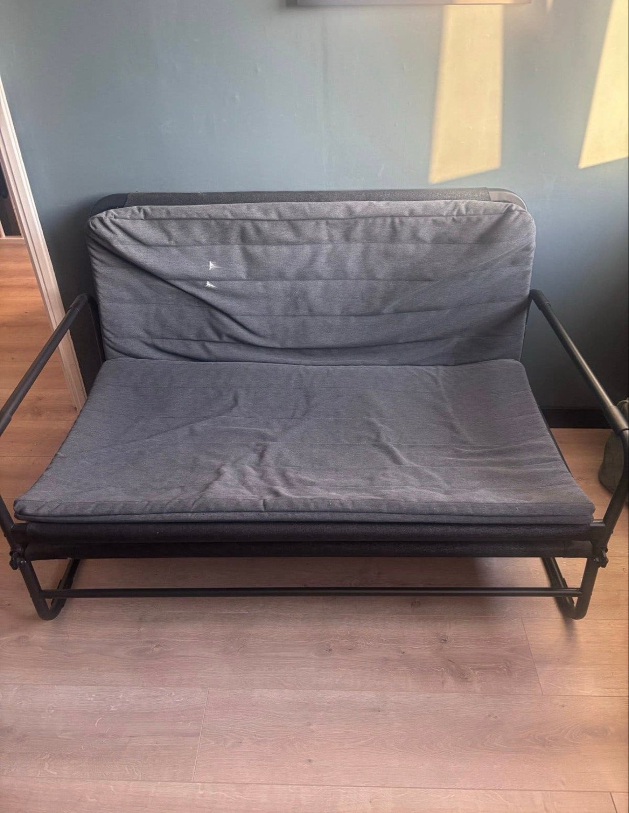 (Gratis) IKEA slaapbank - Compact en functioneel, Ophalen, Gebruikt, Tweepersoons, Overige maten