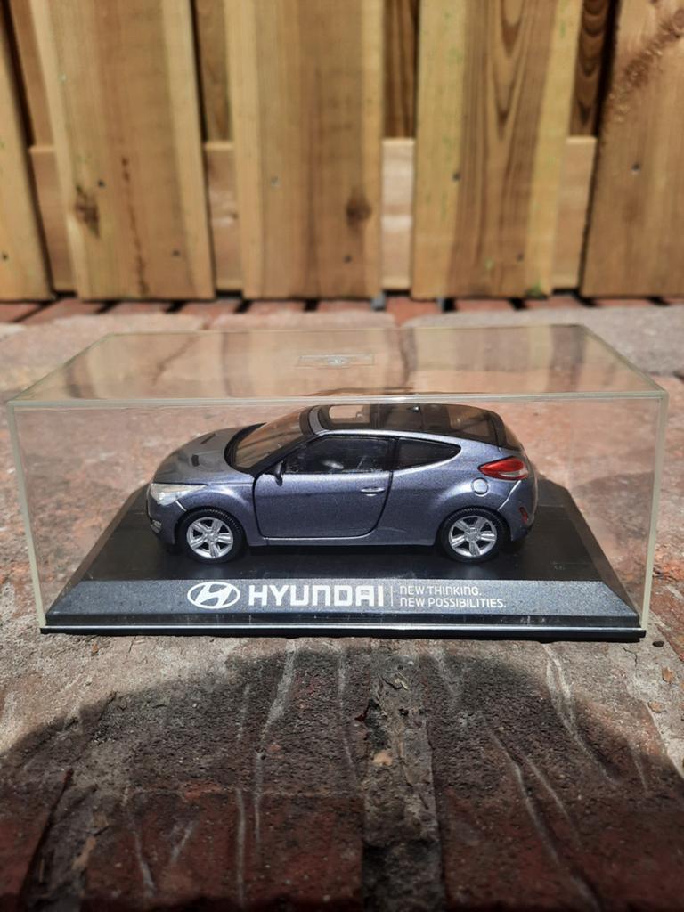 Hyundai Veloster schaalmodel - Zo goed als nieuw, Hobby en Vrije tijd, Modelauto's | 1:43, Ophalen, Zo goed als nieuw, Auto, Overige merken