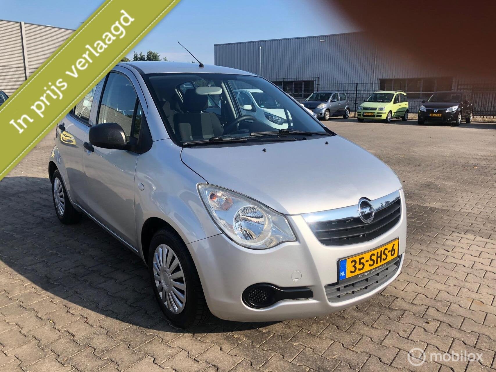 Opel Agila 1.0 5DRS HOOGZIT NED AUTO 57.539 KM N.A.P, Auto's, Euro 5, Stof, Gebruikt, Origineel Nederlands