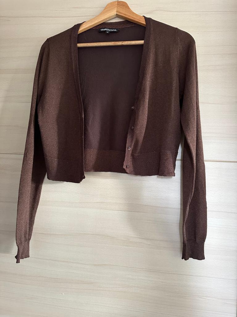 Nieuw Tramontana kort vestje bruin maat M, Verzenden, Nieuw, Maat 38/40 (M), Bruin
