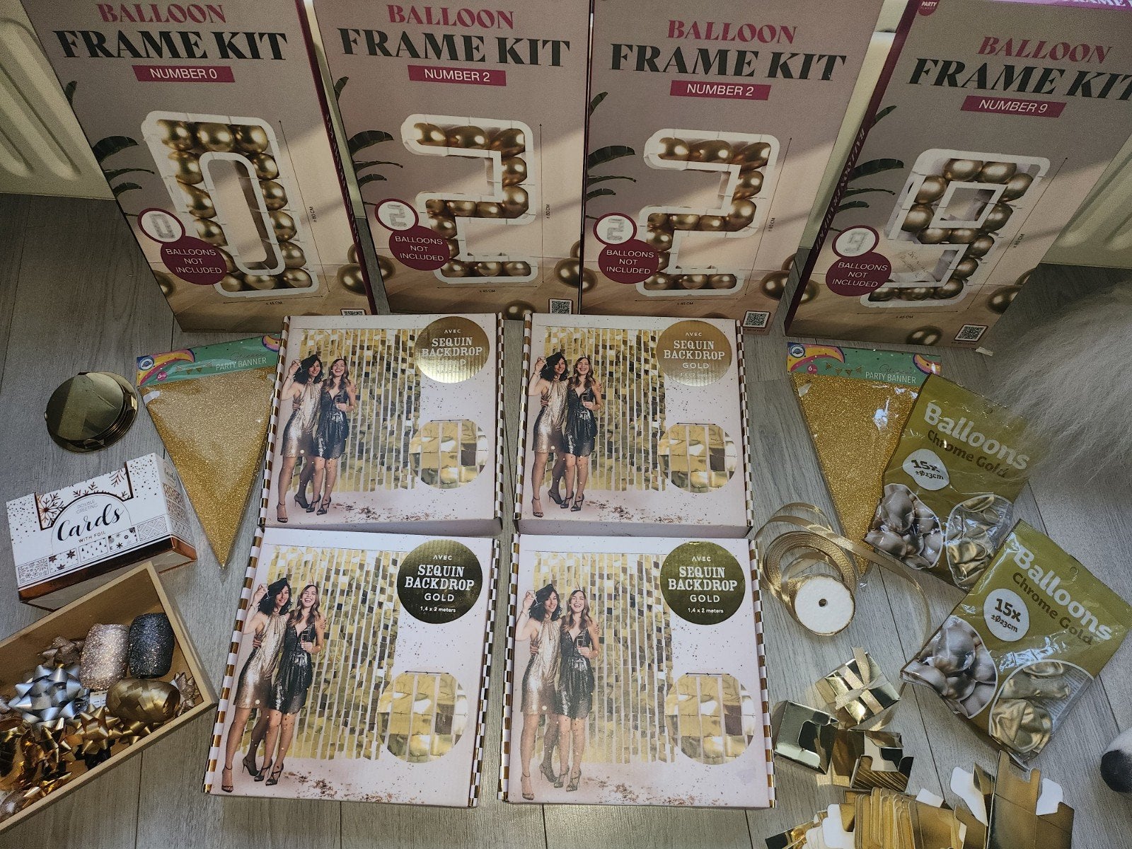 Gouden Feestartikelen voor een Schitterend, Ophalen of Verzenden, Nieuw, Feestartikel