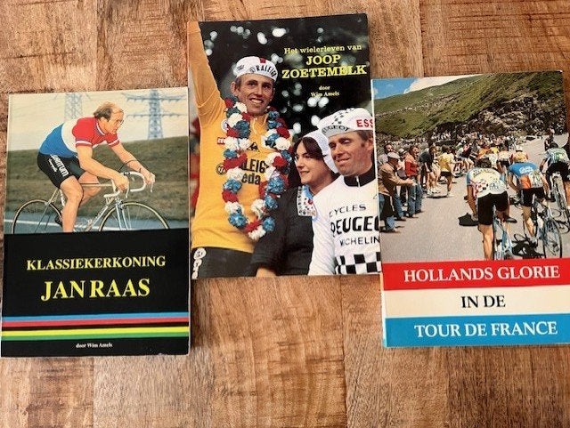 3 prachtige Wielrenboeken voor maar €, Verzenden, Zo goed als nieuw, Lopen en Fietsen