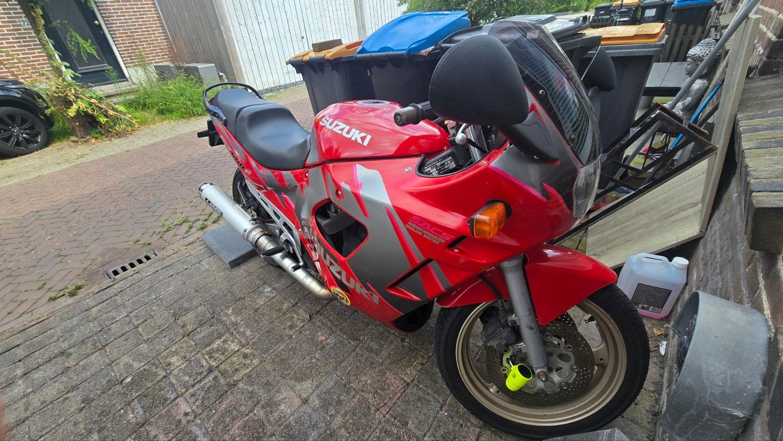 Suzuki GSX 600F - Sportieve Toermotor, Sportuitlaat, 4 cilinders, Motorrijbewijs A, Gebruikt