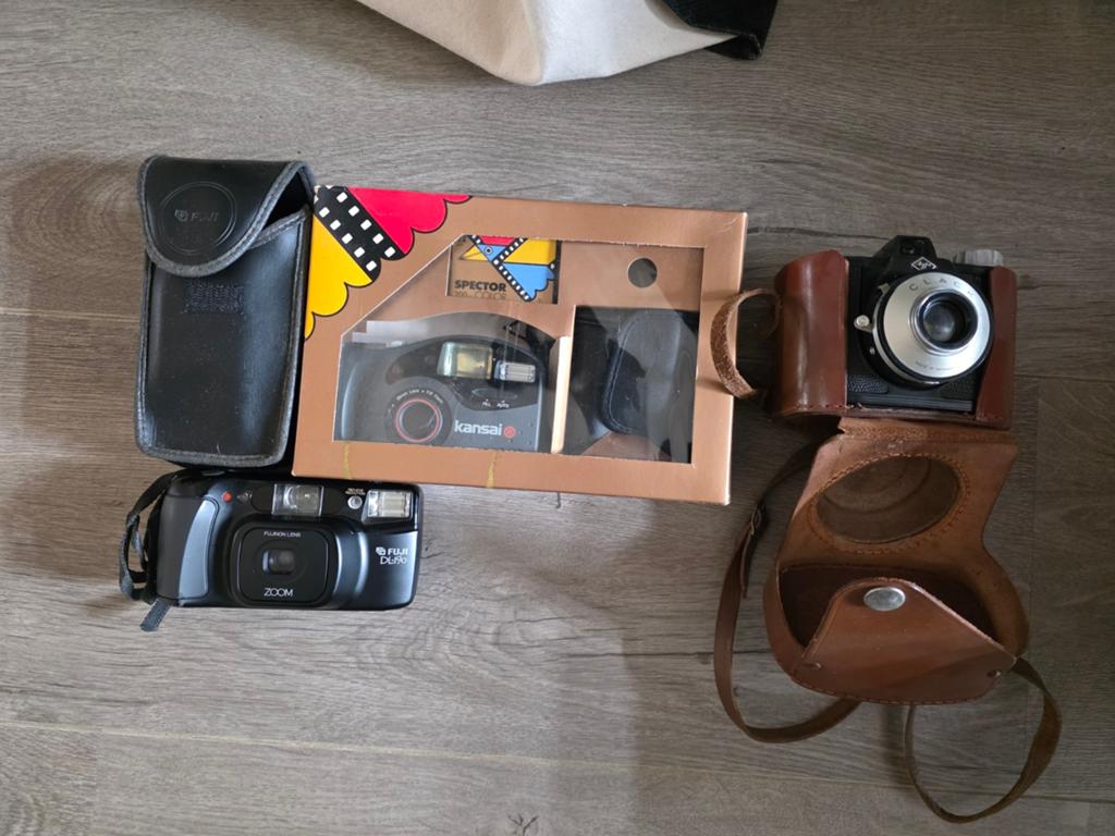 Diverse oude foto camera's, Audio, Tv en Foto, Fotocamera's Analoog, Ophalen of Verzenden, Compact, Overige Merken