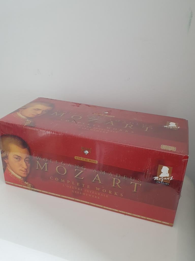Mozart complete werk, 170 cd box. Nieuw. In verpakkingsdoos., Cd's en Dvd's, Cd's | Klassiek, Ophalen of Verzenden, Classicisme