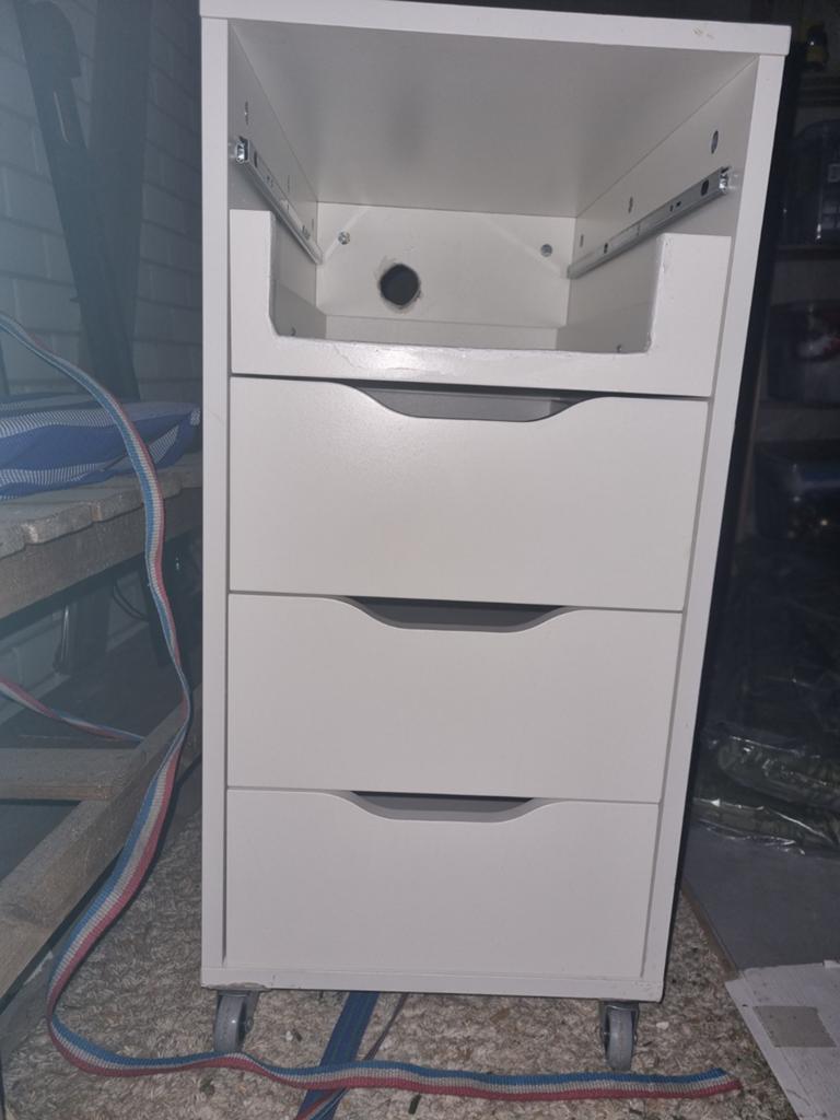 Ladekast/ trolley pedicure, Ophalen, Gebruikt, 50 tot 100 cm, 3 of 4 laden