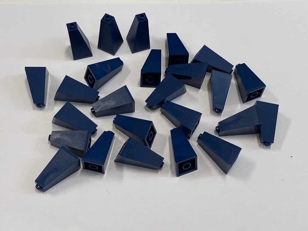 Partij 25x nieuwe 2x2x3 Lego hoek dakpannen, diverse kleuren, Overige thema's, Lego, Nieuw, Ophalen of Verzenden