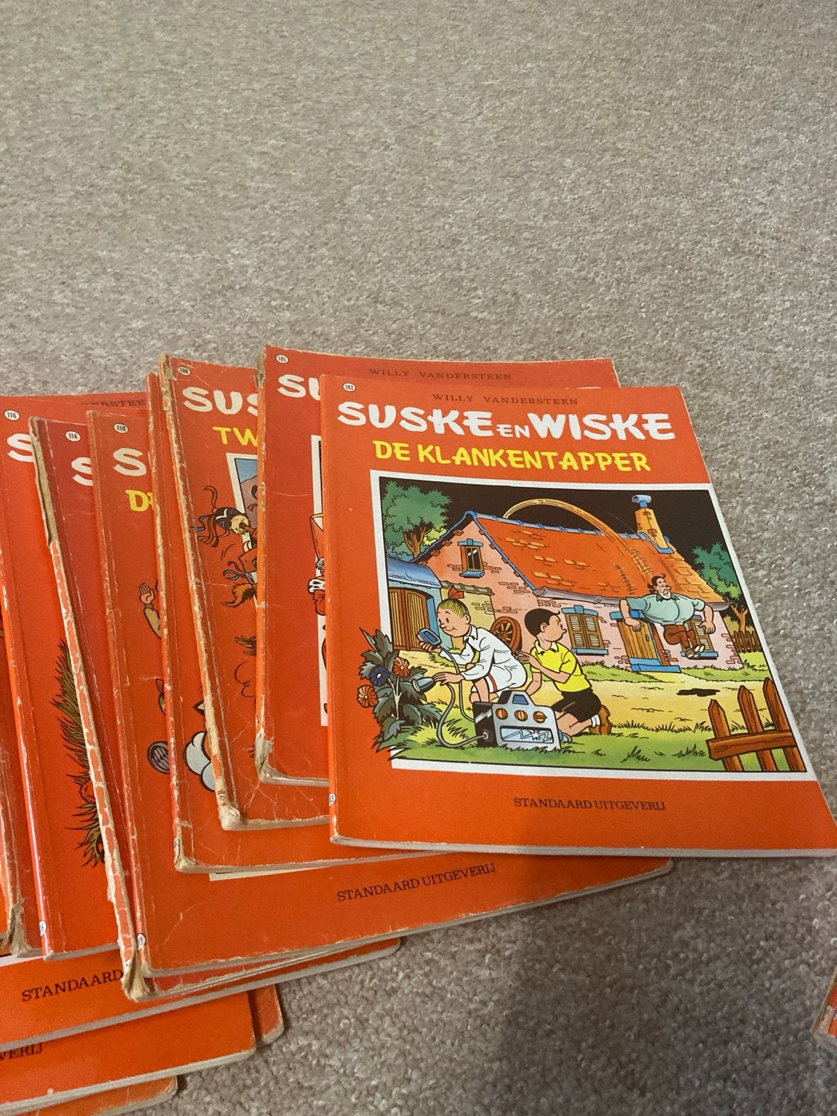 Suske en Wiske stripboeken - Gebruikt, Meerdere stripboeken, Ophalen of Verzenden, Gelezen