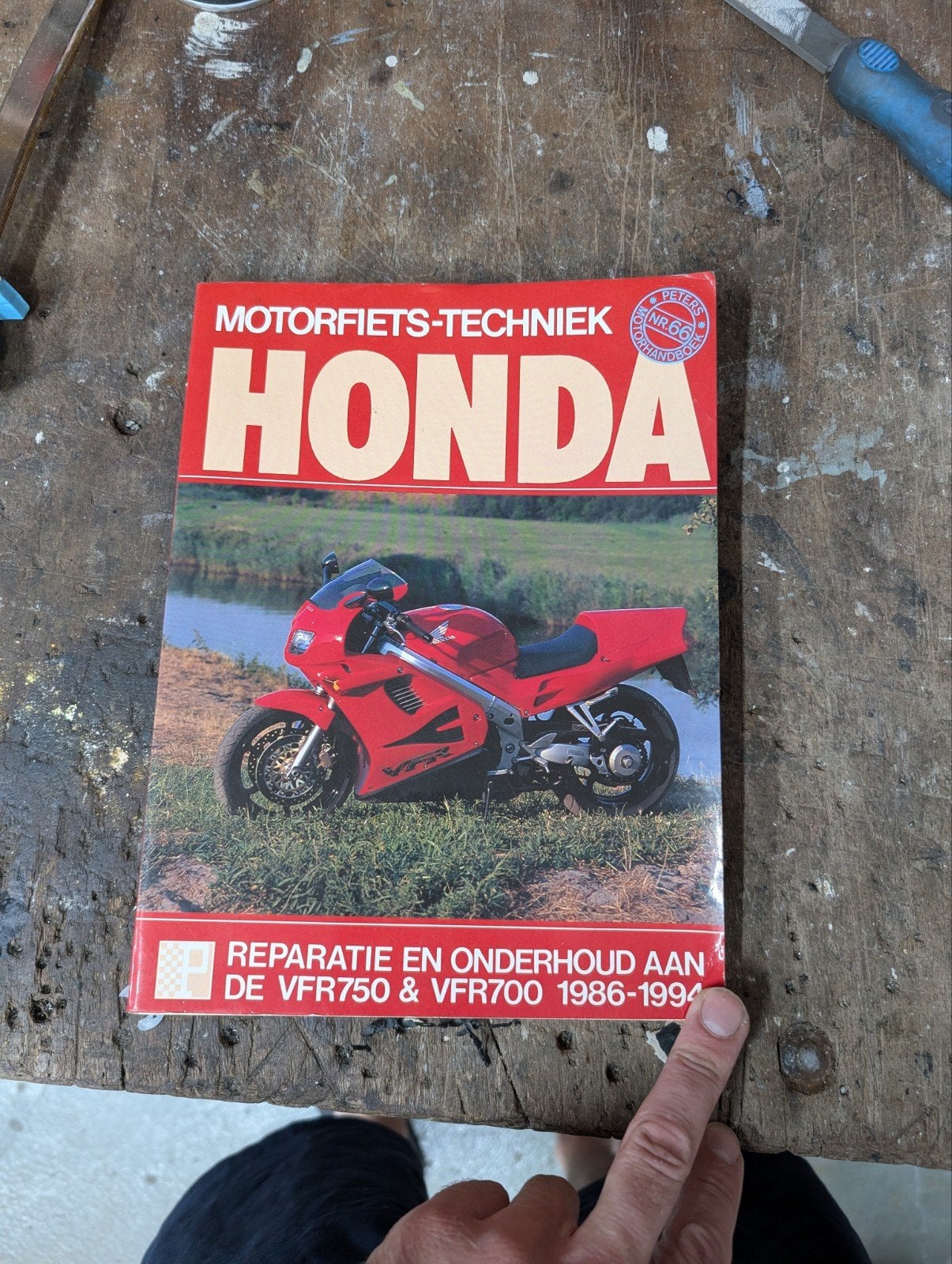 Werkplaats handboek  Nederlands Honda VFR 750, Boeken, Motoren, Ophalen of Verzenden, Zo goed als nieuw, Merk of Model
