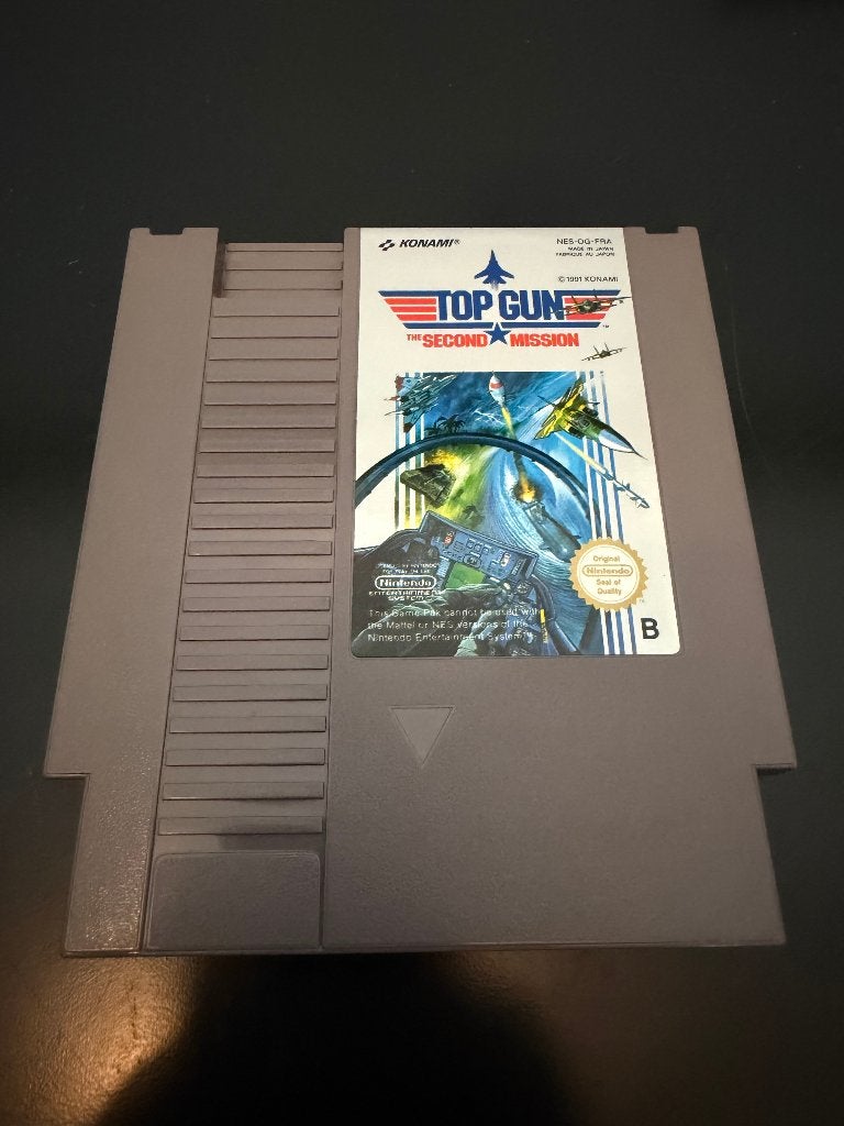 Top Gun: The Second Mission Nintendo NES - losse cartridge, Gebruikt, Verzenden, 1 speler, Racen en Vliegen