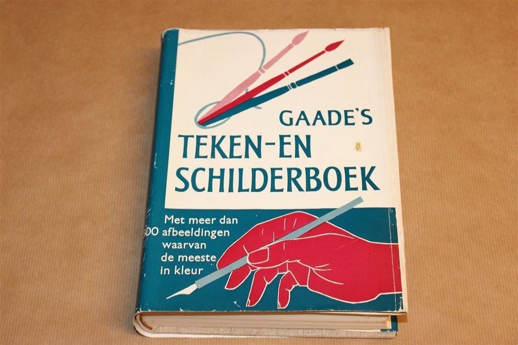 Gaade\'s Teken- en Schilderboek — Vintage Handboek [1963], Ophalen of Verzenden, Gelezen, Tekenen en Schilderen