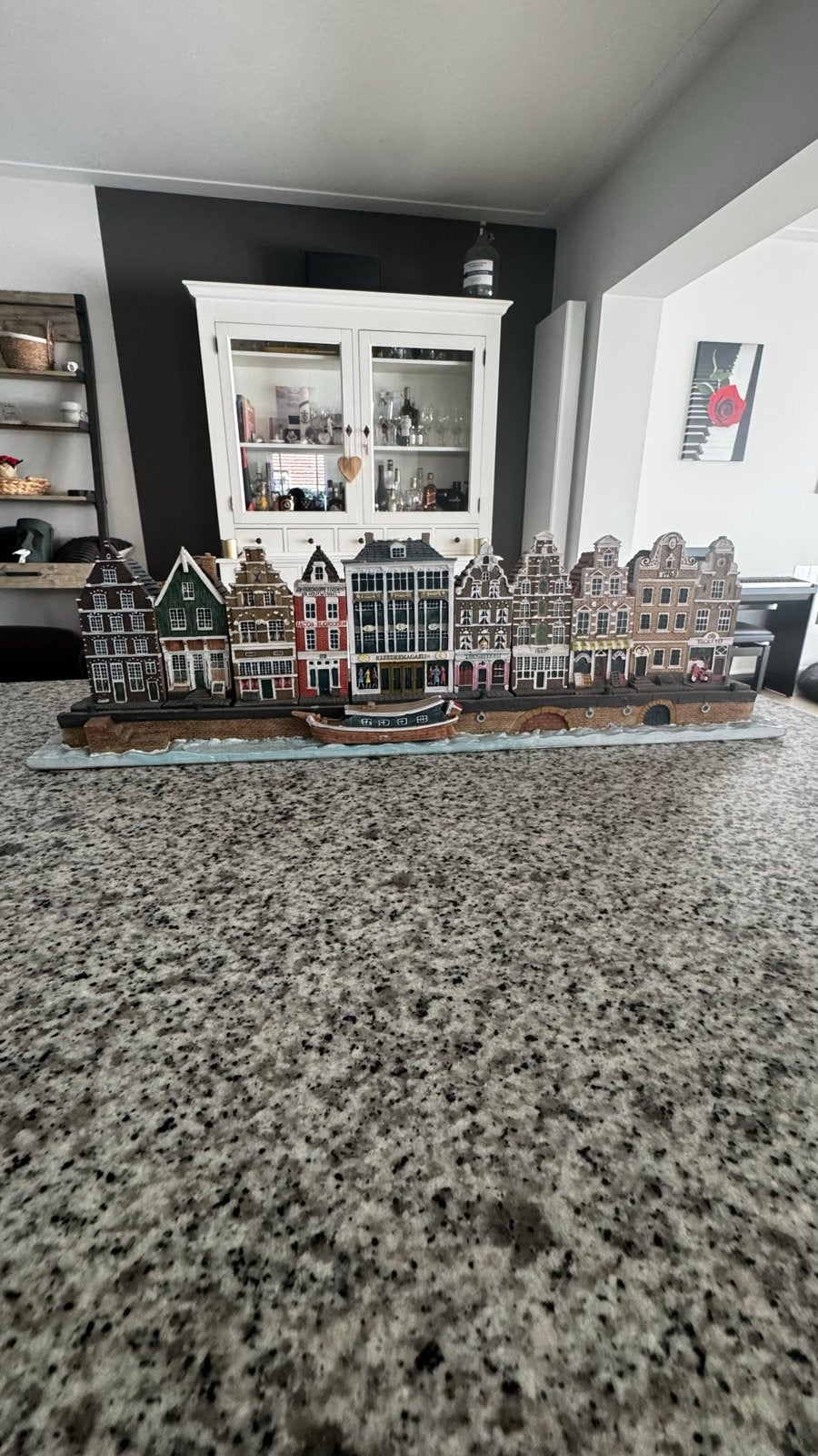 Miniatuur grachtenpandjes Amsterdam, Ophalen of Verzenden, Zo goed als nieuw