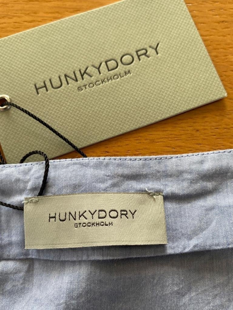 J370 Nieuw: Hunkydory maat XS/S=34/36 rok rokje licht-blauw, Blauw, Nieuw, Ophalen of Verzenden, Hunkydory
