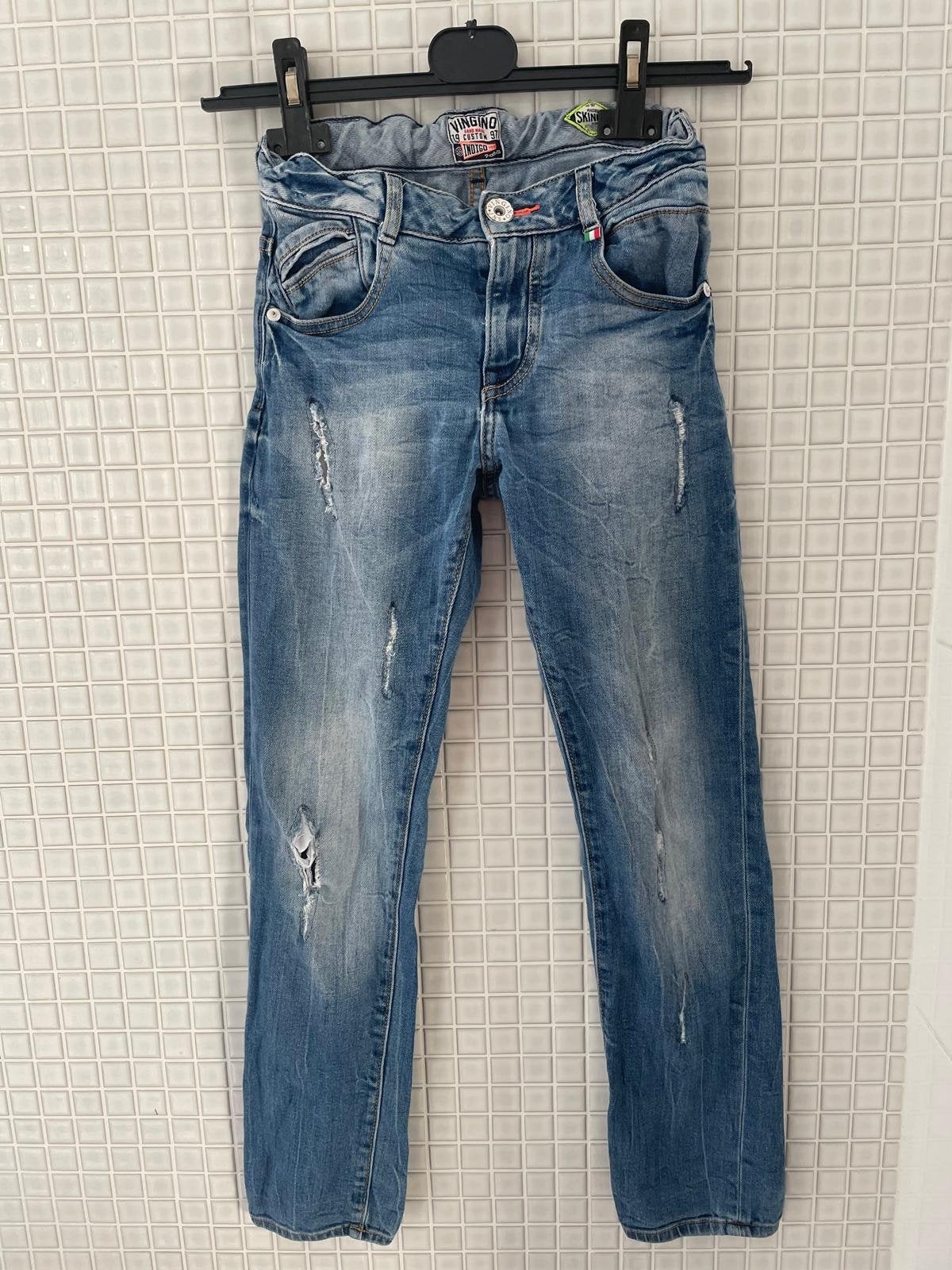 Vingino Jeans spijkerbroek maat 140 ongedragen, Kinderen en Baby's, Kinderkleding | Maat 140, Verzenden, Nieuw, Jongen of Meisje