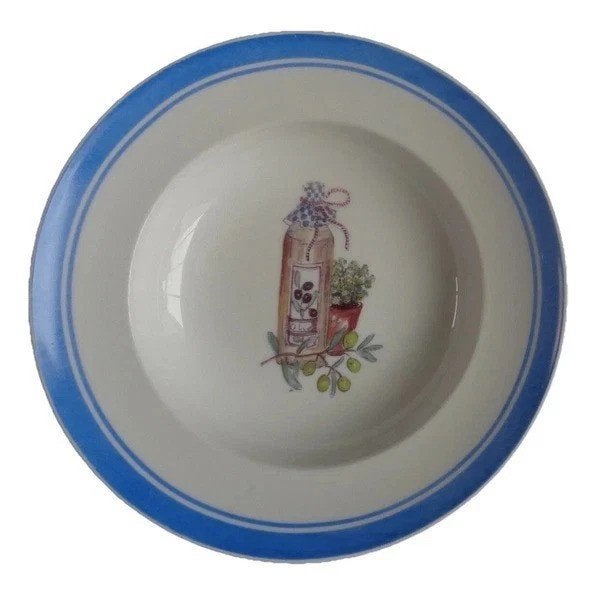 Alie Kruse-Kolk Lavendel 2-delige bordenset 23cm Porselein, Coolsingel 104, 3011 AG Rotterdam, Netherlands, Overige merken, Verzenden