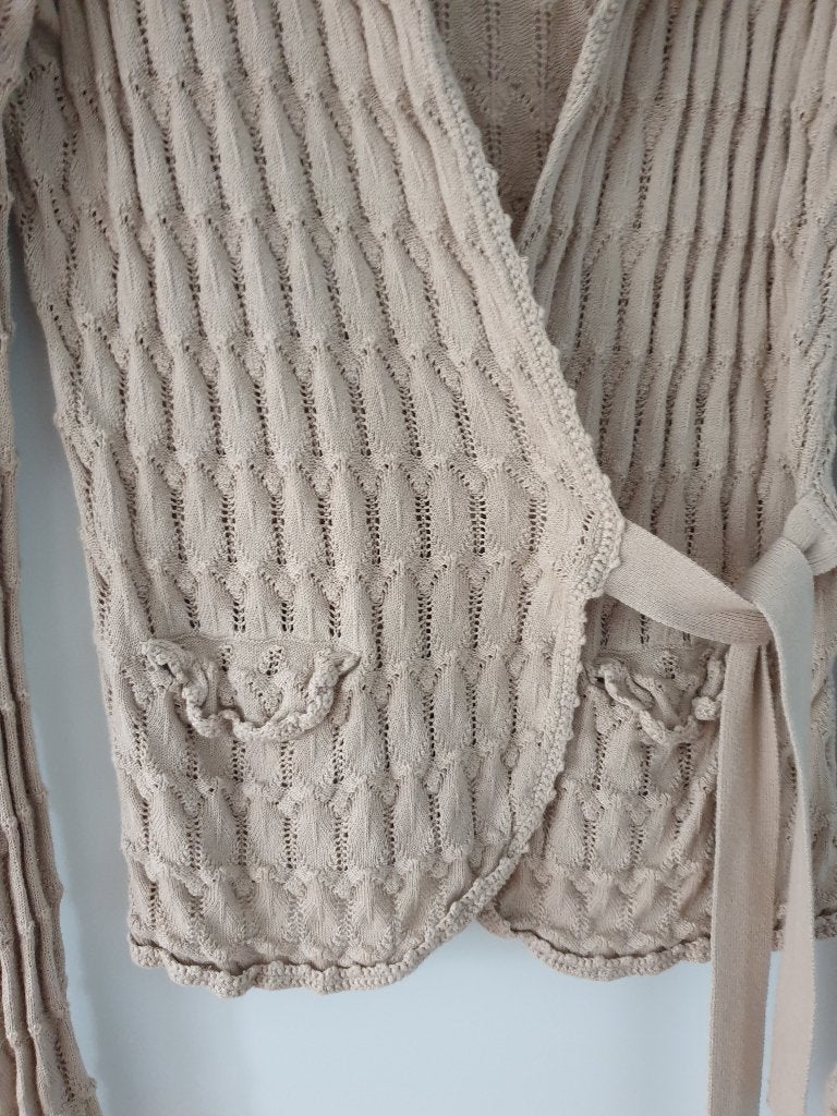 Jeff vest maat S, Ophalen, Beige, Zo goed als nieuw, Maat 36 (S)
