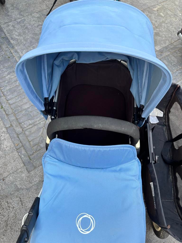 Bugaboo Donkey 1 met veel accessoires, Ophalen, Gebruikt, Combiwagen, Duowagen