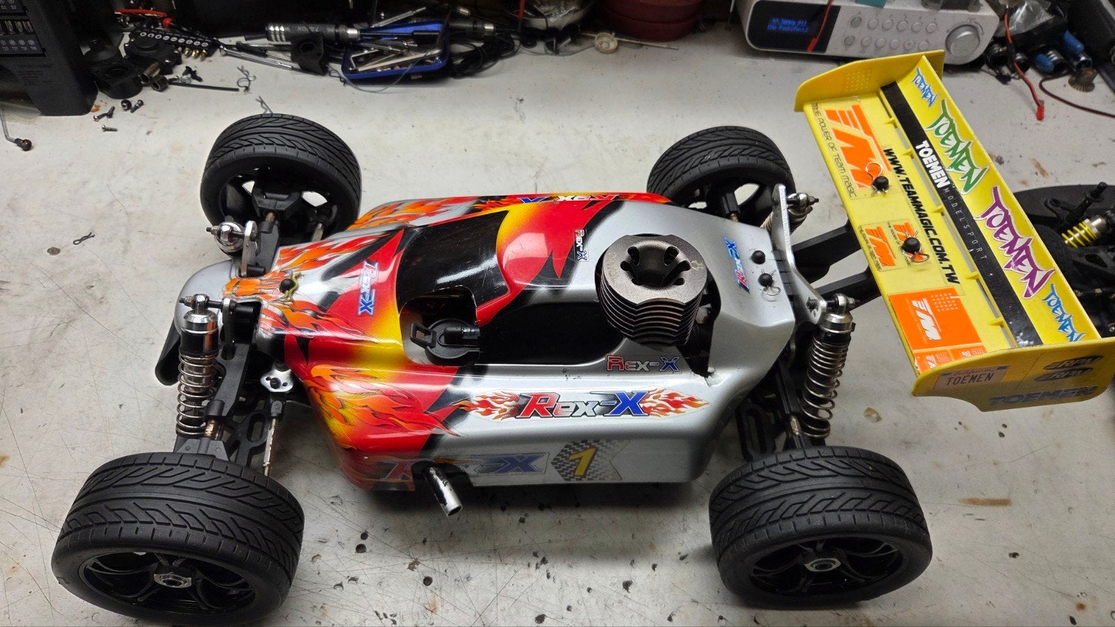 Te koop mooie reely rex, Gebruikt, Auto offroad, Ophalen of Verzenden, Schaal 1:8