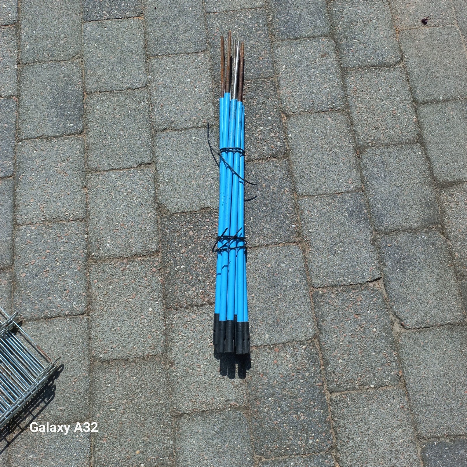 paaltjes voor afrastering. blauw., Dieren en Toebehoren, Meerdere dieren, Kip