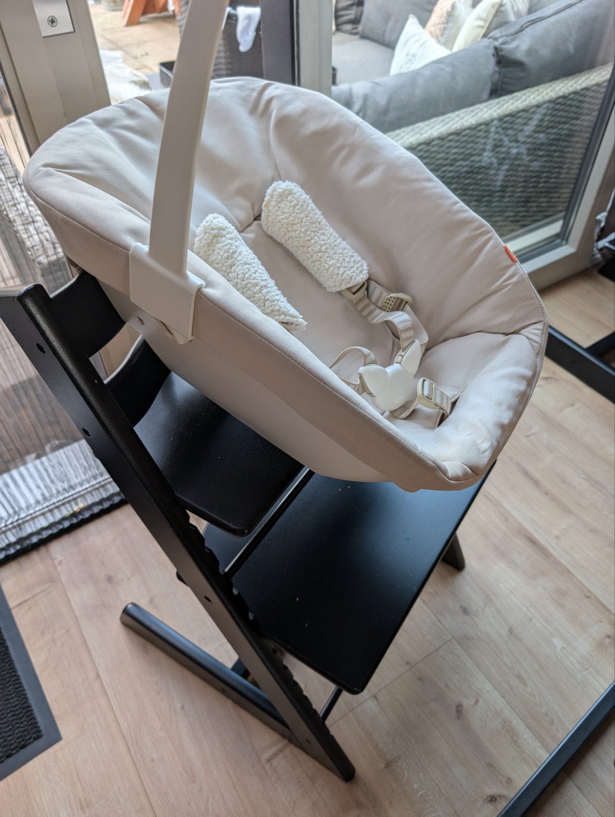 Stokke Tripp Trapp Newborn Set met hoes, Ophalen, Zo goed als nieuw, Overige typen, Gordel(s)