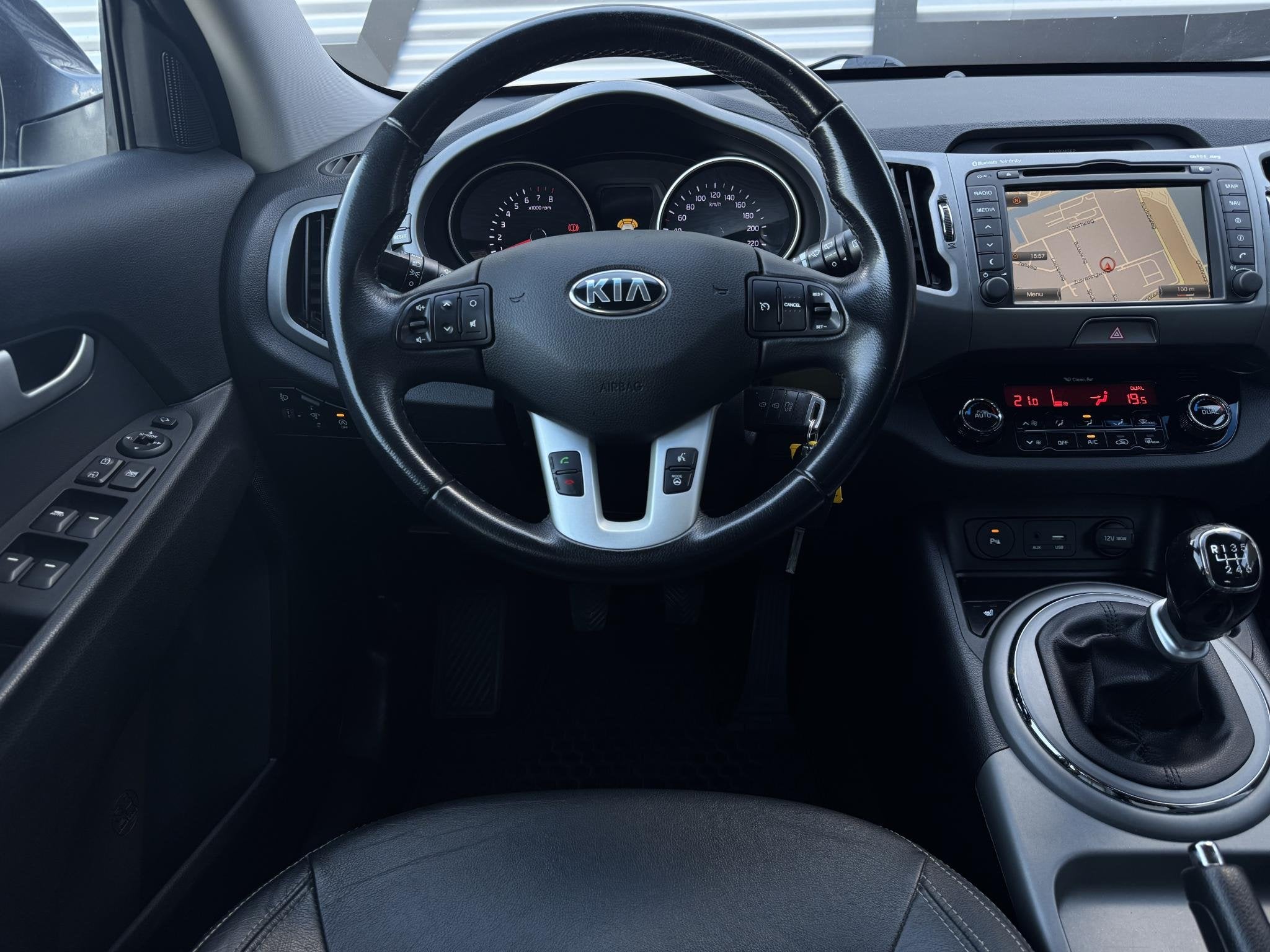 Kia Sportage 1.6 GDI DynamicPlusLine Navi|Trekhaak|Clima|Cru, Auto's, Voorwielaandrijving, 4 cilinders, SUV of Terreinwagen, Verwarmde buitenspiegels