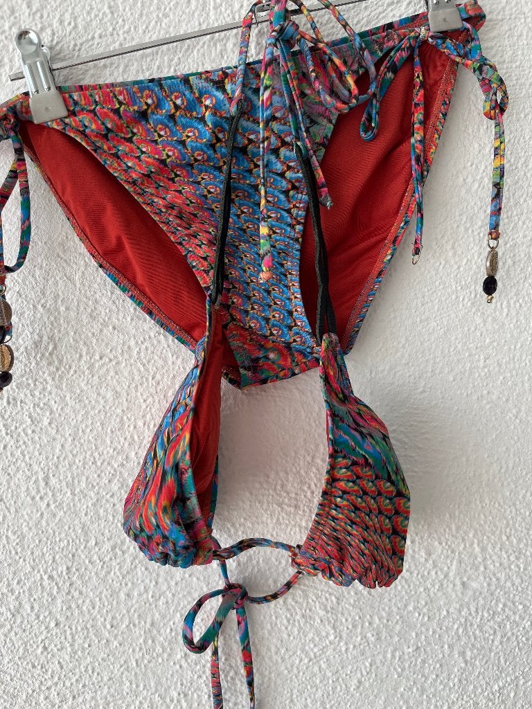 PilyQ multi colour snake bikini, Kleding | Dames, Badmode en Zwemkleding, Zo goed als nieuw, Bikini, Overige kleuren, Verzenden