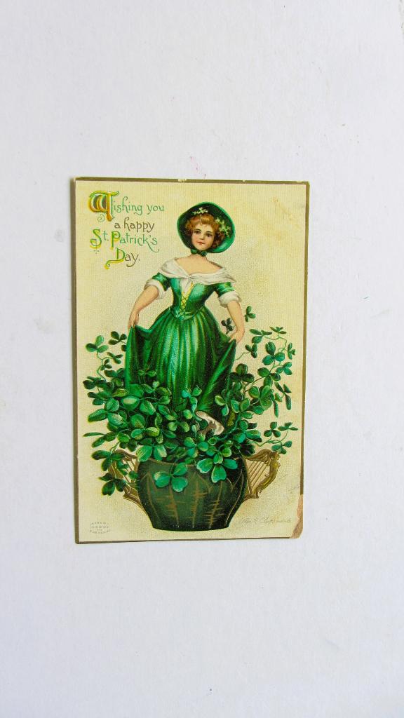 Happy St Patricks Day , E Clapsaddle, Ophalen of Verzenden, Voor 1920, Ongelopen, Feest(dag)