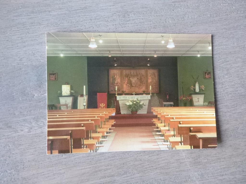 Beekbergen, interieur st. Willibrord kerk, Verzenden, 1980 tot heden, Ongelopen, Gelderland