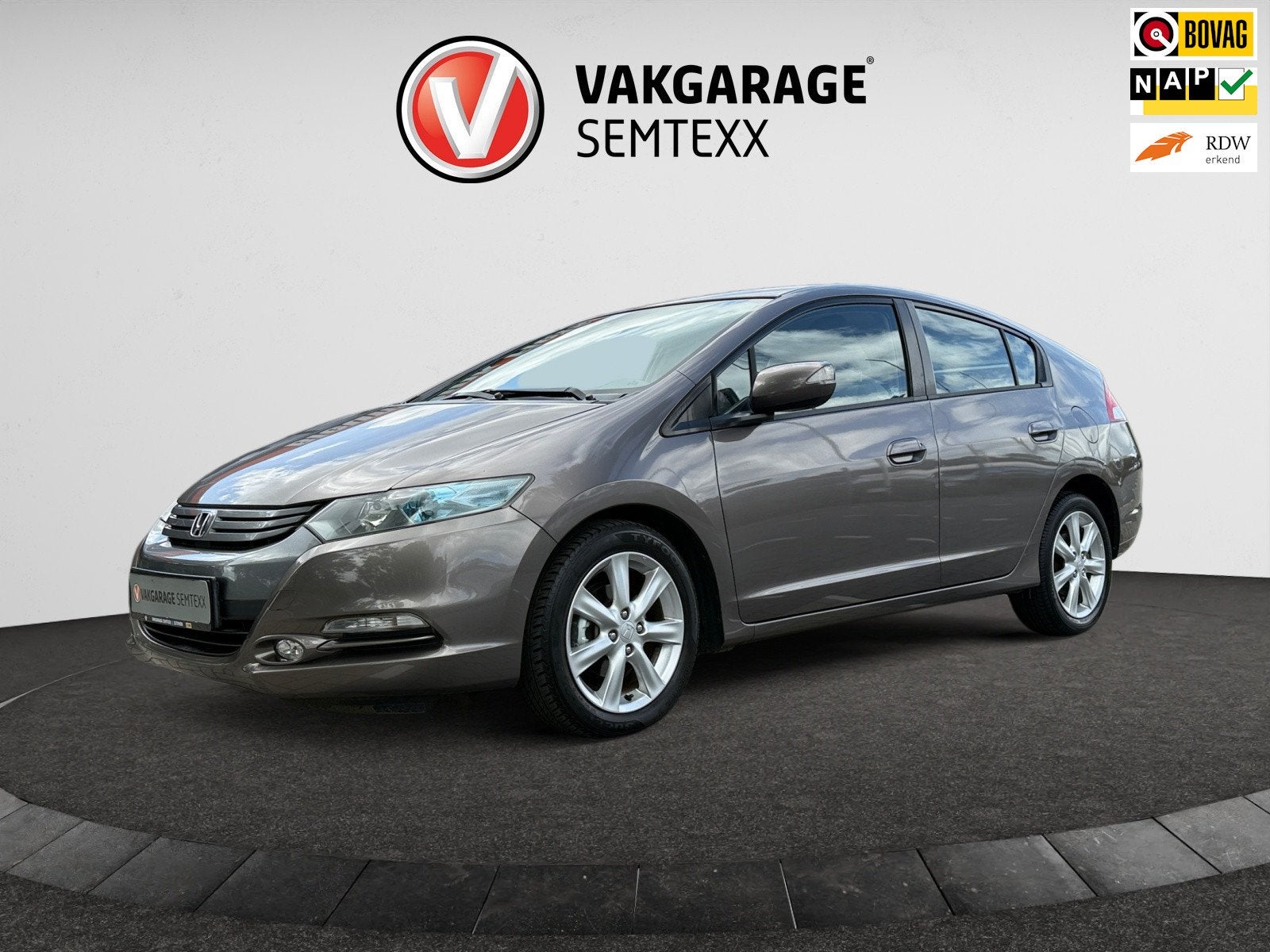 Honda Insight 1.3 Elegance | Clima | Cruise | PDC Achterzijd, Euro 5, Beige, 4 cilinders, Bedrijf
