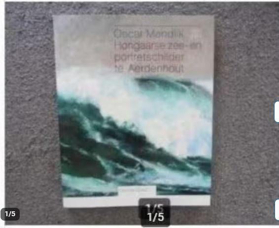 Oscar Mendlik Hongaarse zee- en portretschilder, Ophalen of Verzenden, Zo goed als nieuw, Schilder- en Tekenkunst