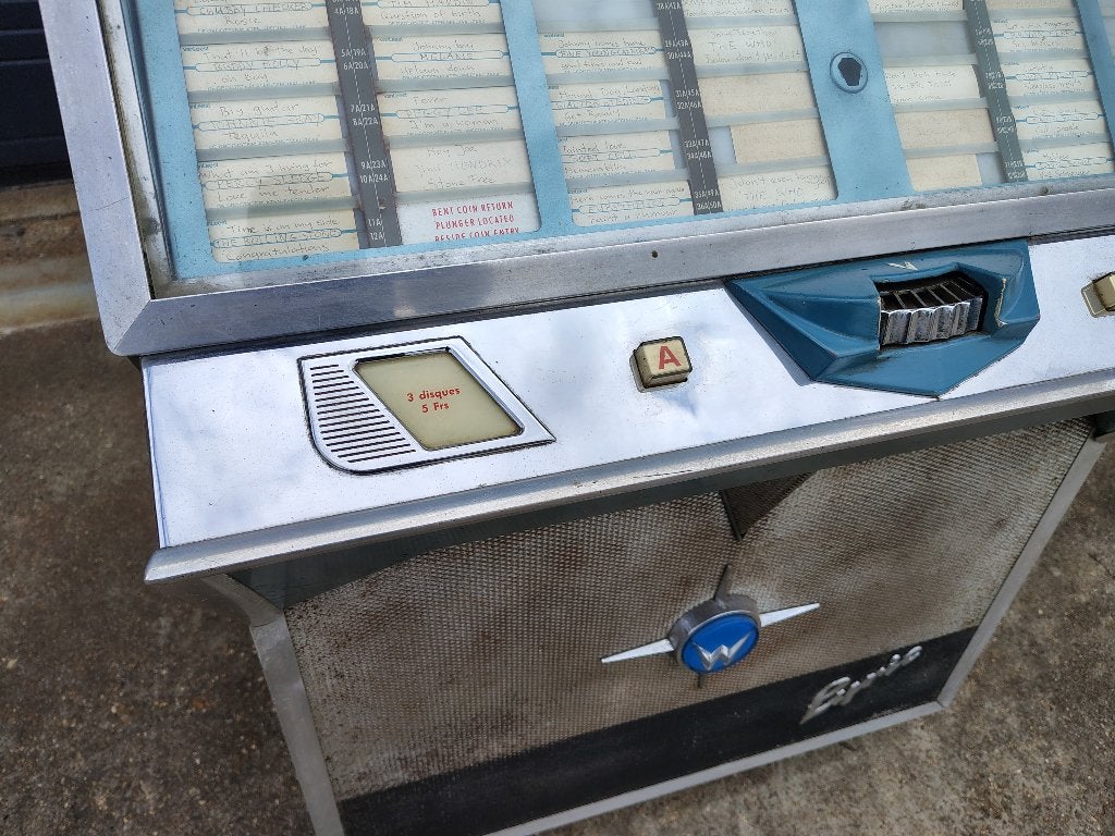 Wurlitzer Lyric E/ Kieswiel (1963) jukebox /opknapper !!, Ophalen, Gebruikt, 1950 tot 1960, Seeburg