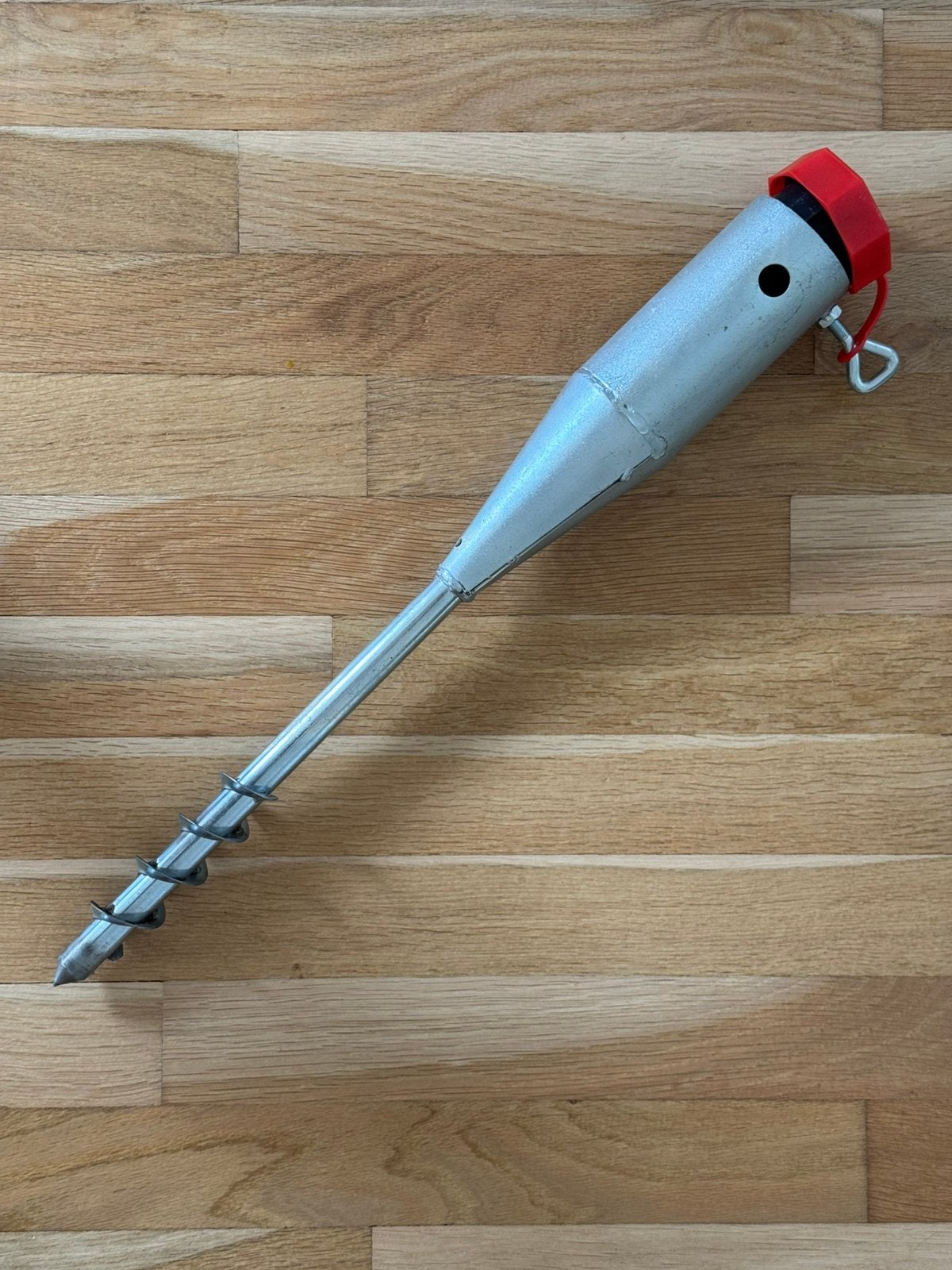 Parasolhouder - schroefmodel, Watersport en Boten, Ophalen, Zo goed als nieuw, Minder dan 15 m²