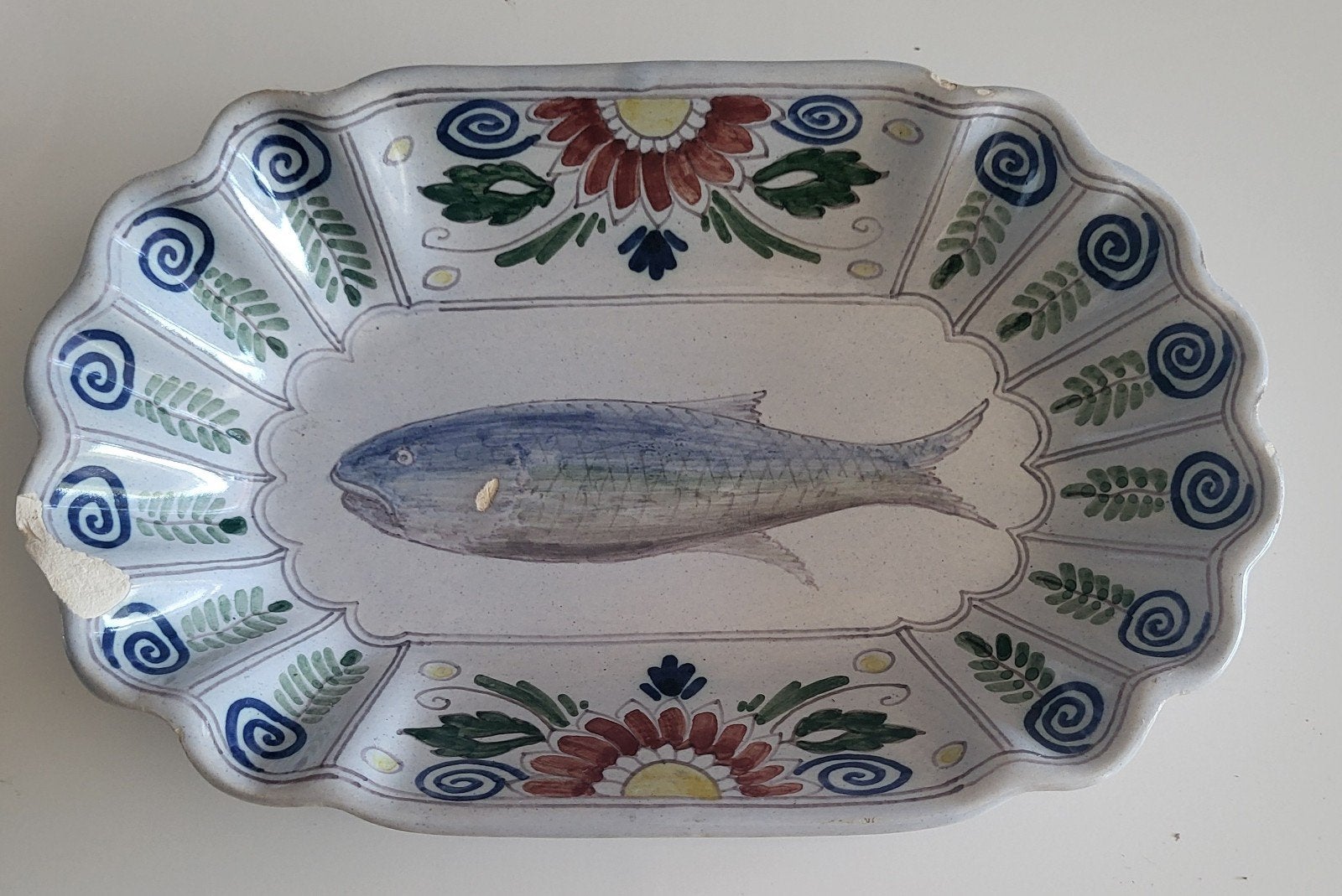 Te koop vintage schaaltje gemaakt in Workum, Antiek en Kunst, Ophalen of Verzenden
