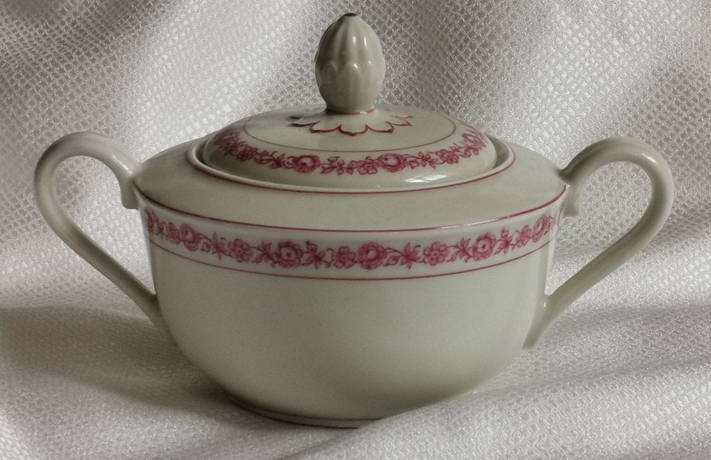 Schirnding Bavaria vintage roze, creme potje - pot + deksel, Ophalen, Overige typen, Nieuw, Overige stijlen
