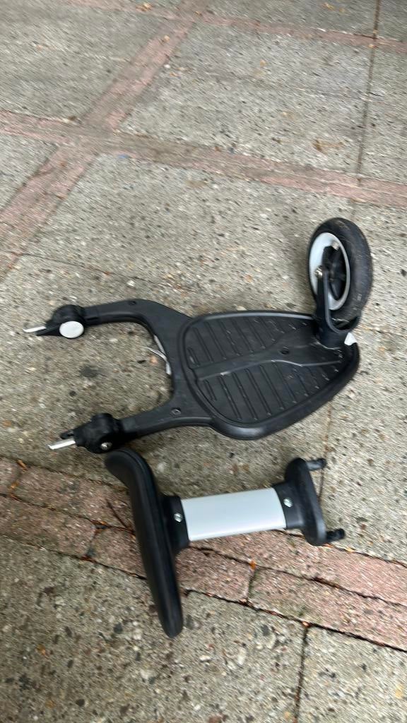 Bugaboo comfort meerijdplankje met zitje, Ophalen of Verzenden, Gebruikt
