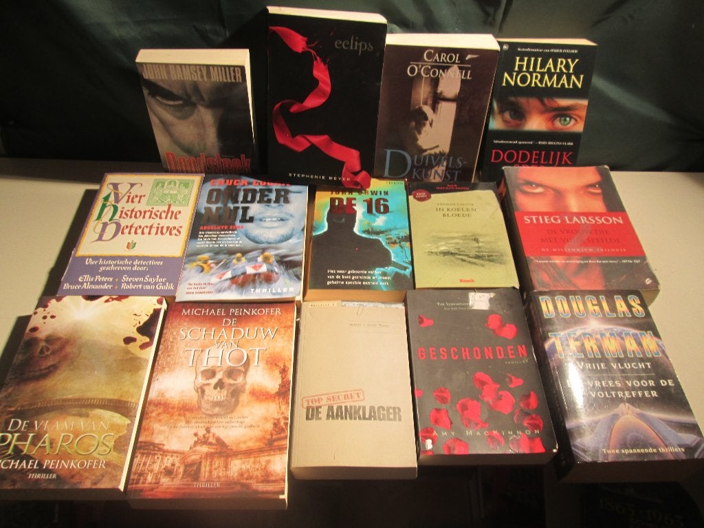 14 Nederlandstalige Thrillers, Boeken, Ophalen of Verzenden, Zo goed als nieuw