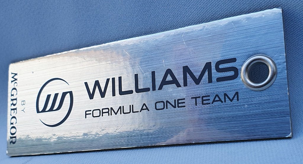Williams Formule 1 Team McGregor plaatje, Verzenden, Gebruikt, Formule 1